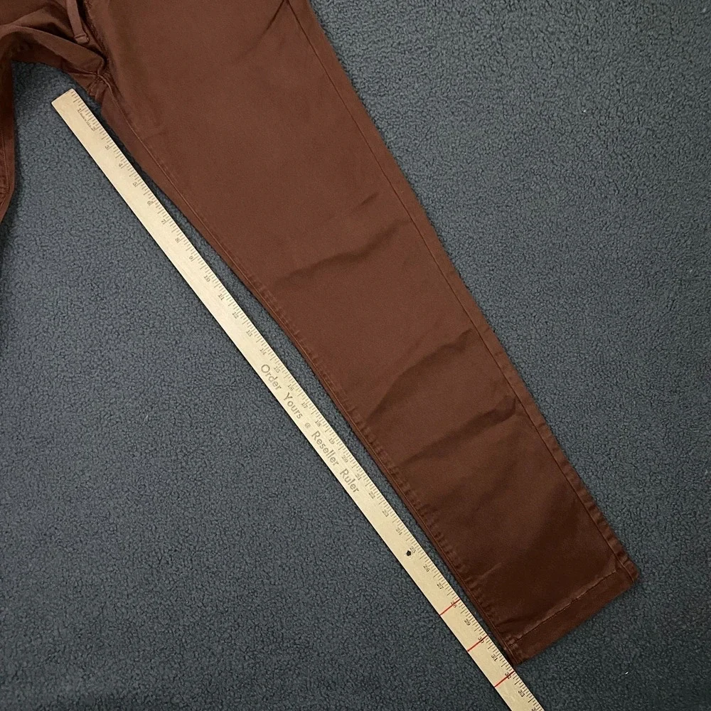 Katin Pipeline Pant size Small Mahogany Brown Elastic Waist Drawstring Chino